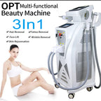 3IN1 IPL OPT Hair Removal Nd Yag Laser Tattoo Removal RF SKIN REVENATION Machine