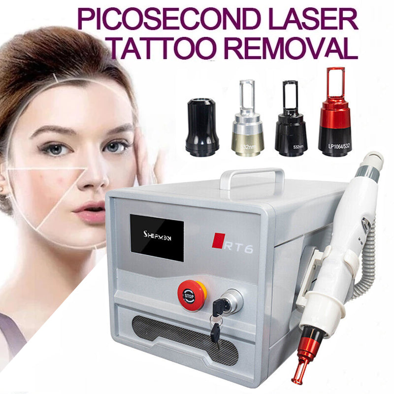 Carbon Peel Picosecond Laser Tattoo Removal Machine freckle Pigment Removal Skin Rejuvenation