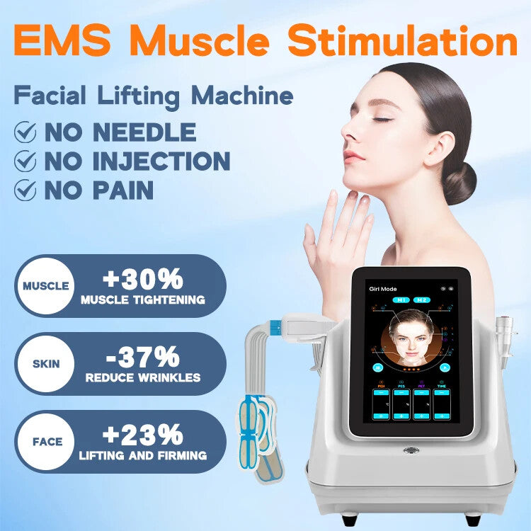 Facial Skin Tightening Magnetic RF PE Face Lifting Muscle Tightening EMS Machine