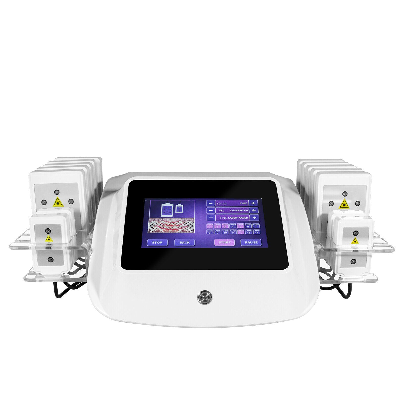 14 Pads Lipo Laser Body Slimming Weight Loss Fat Reduce Skin Tightening Machine