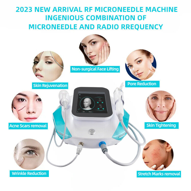 RF Fractional Microneedle Skin Tightening Wrinkle Removal Rejuvenation Machine Imagen principal del producto