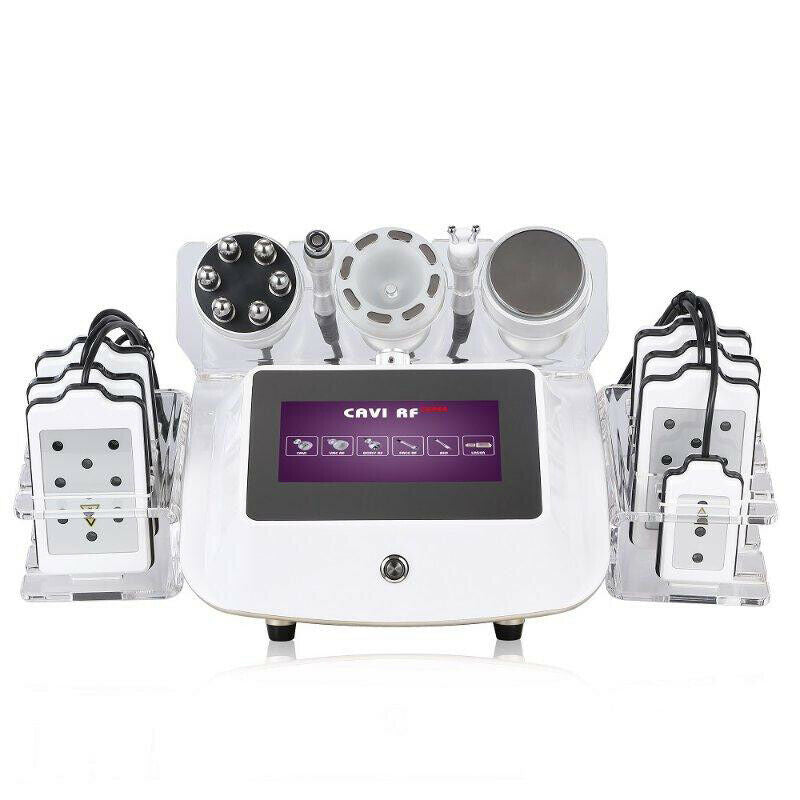 6IN1 40K Cavitation Lipo Laser Facial RF Loss Weight Body Slimming Skin Lifting Machine Imagen secundaria del producto