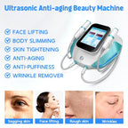 2in1 Ultra Hifu Facial Lifting Winkle Removal Machine Vmax RF Anti Aging Body Shaping