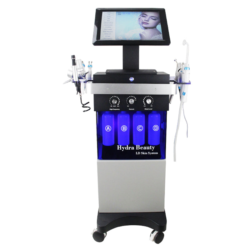 14IN1 Facial Hydro Dermabrasion Diamond Aqua Peeling Oxygen Jet Spa Skin Rejuvenation Machine Imagen secundaria del producto