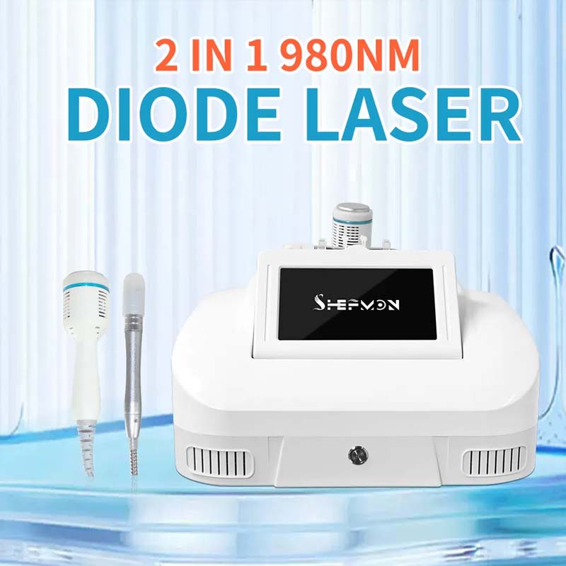 980nm Diode Laser Vascular Blood Removal Spider Vein Physical Therapy Machine