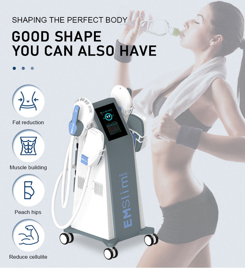 Body Contouring Muscle Building Sculpting Machine RF Loss Weight Fat Burnning