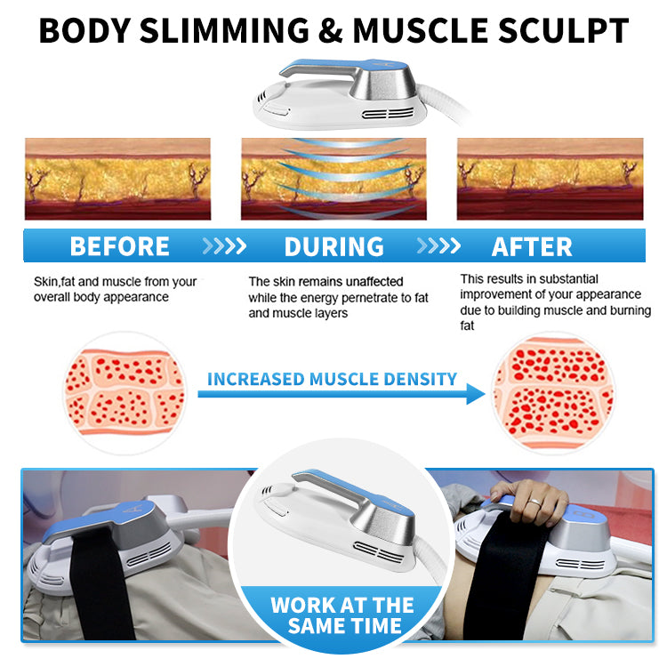 Professional Muscle Stimulator Body Sculpting RF Fat Reduce Slimming Machine
