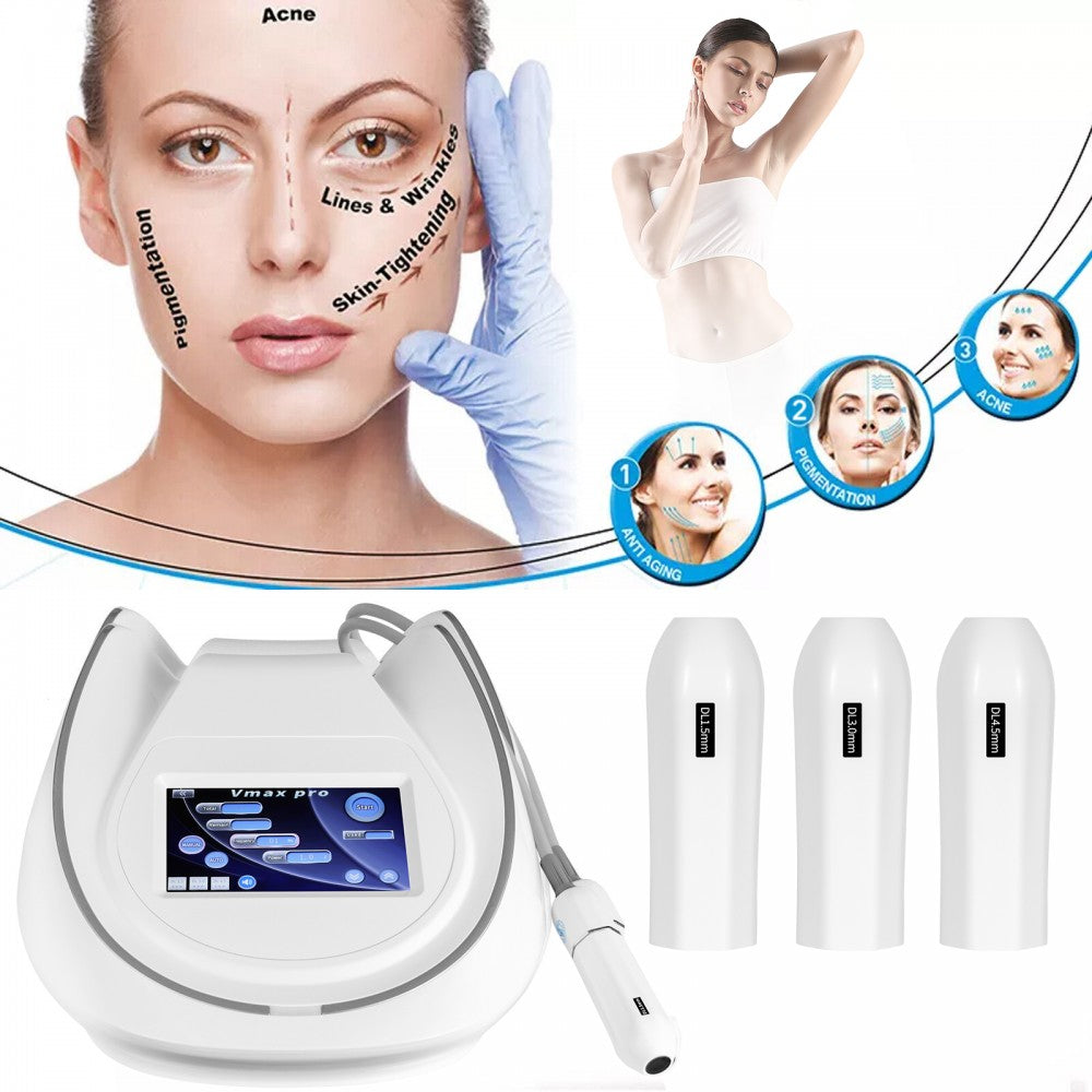 Vmax HIFU Skin Tightening Machine Wrinkle Removal Face Lifting Body Slimming Rejuvenation Imagen principal del producto