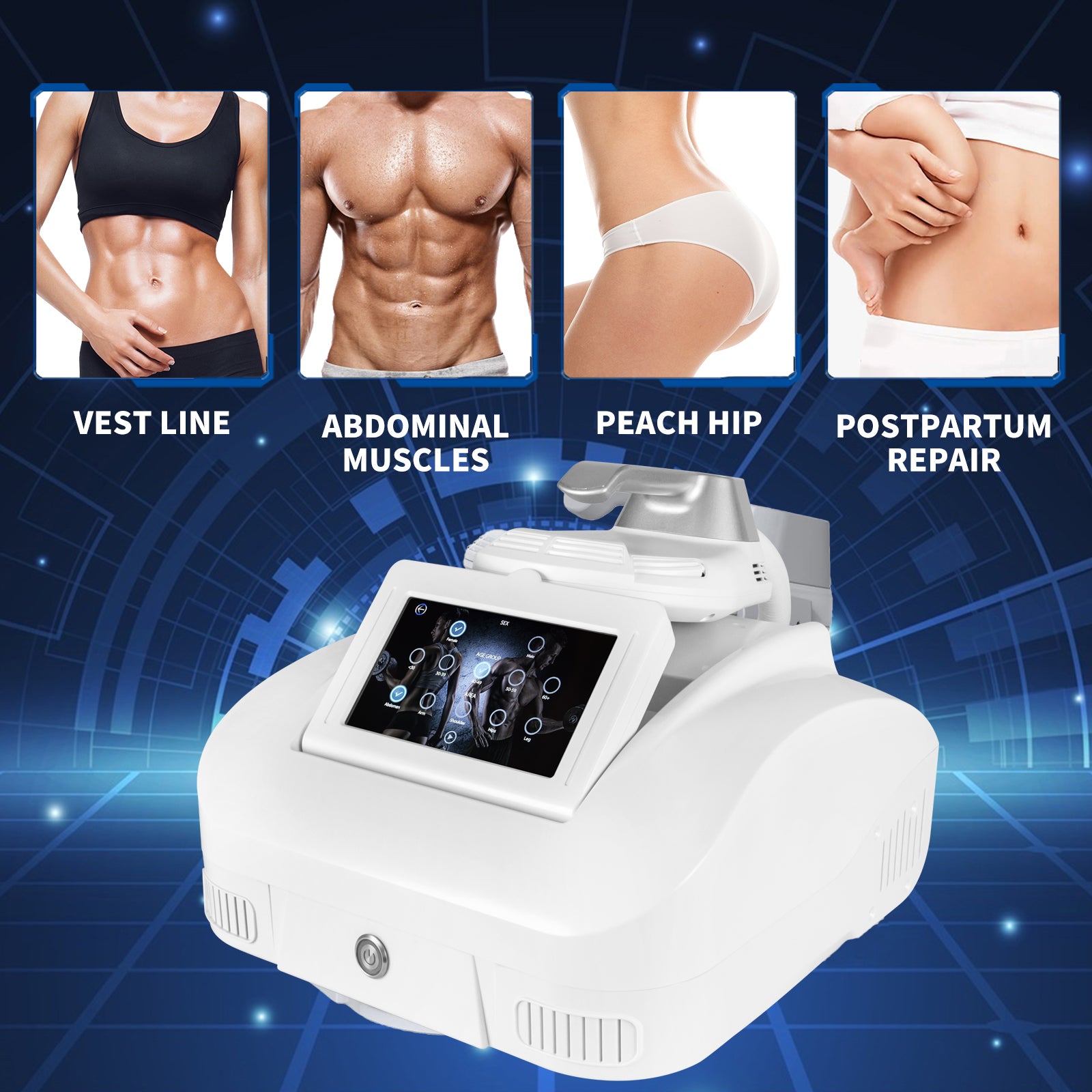 Body Sculpting Shaping Machine Muscle Stimulator Fat Reduction Cellulite Removal