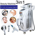 3IN1 IPL OPT Hair Removal Nd Yag Laser Tattoo Removal RF SKIN REVENATION Machine