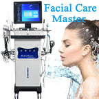 14 in 1 HydraFacial Machine RF Hydro Dermabrasion Oxygen Spray Diamond Peeling for Skin Care Spa