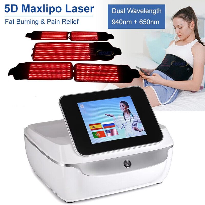 Max lipo Red Light 5D  aser Therapy Machine Fat Reduction Skin Tightening Body Sculpting Wrinkle Removal Imagen principal del producto