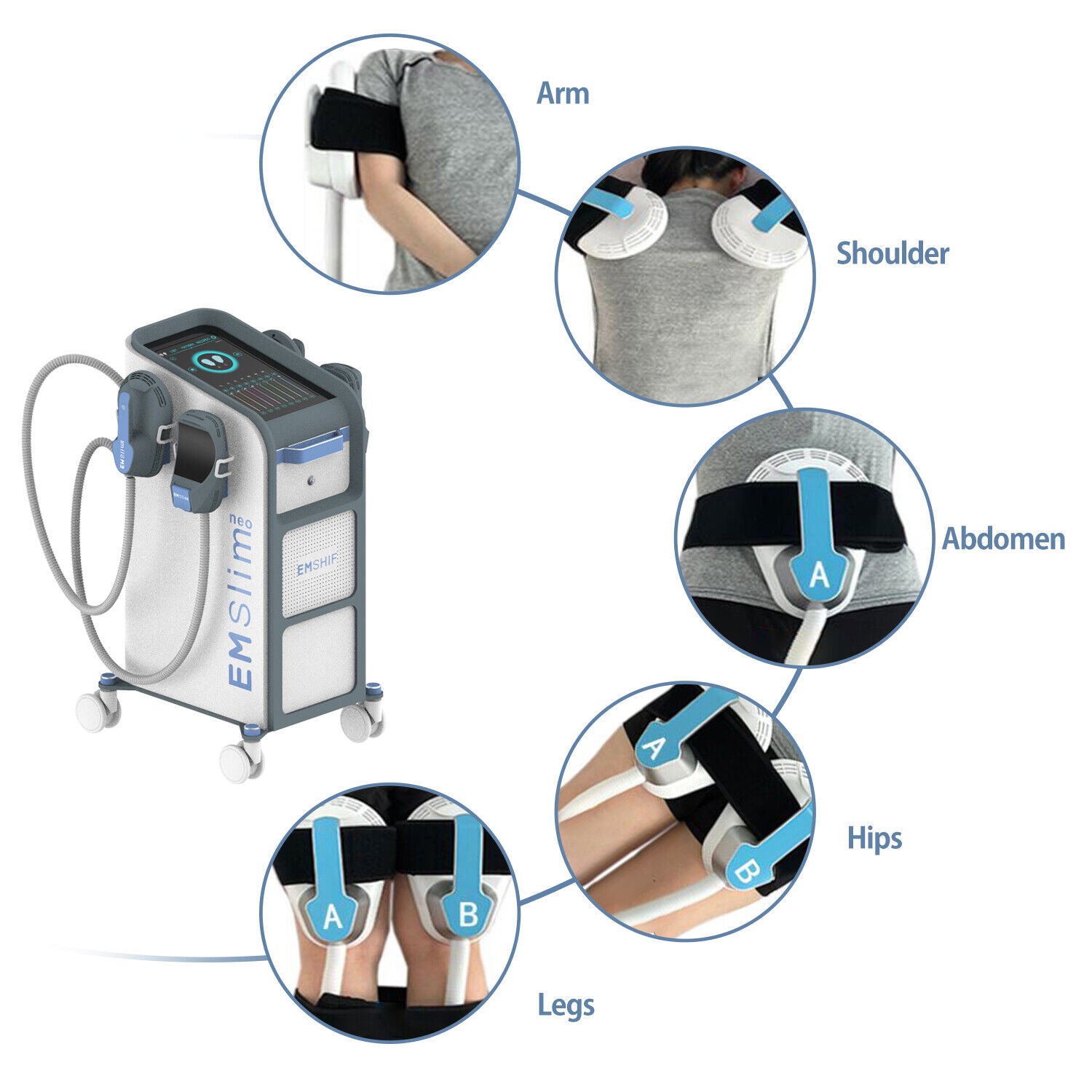 2/4 Handles RF Body Contouring Machine | Build Muscle & Burn Fat Non-Invasive Fat Loss