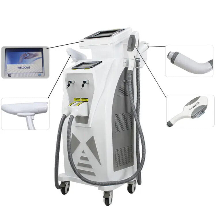 3IN1 IPL OPT Hair Removal Nd Yag Laser Tattoo Removal RF SKIN REVENATION Machine