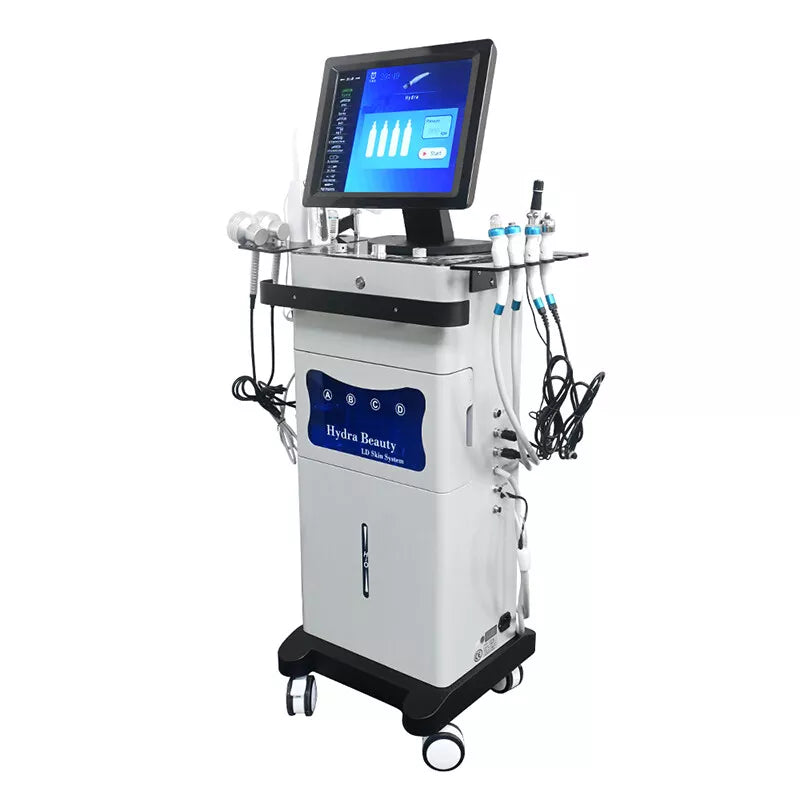 14 in 1 HydraFacial Machine RF Hydro Dermabrasion Oxygen Spray Diamond Peeling for Skin Care Spa Imagen secundaria del producto