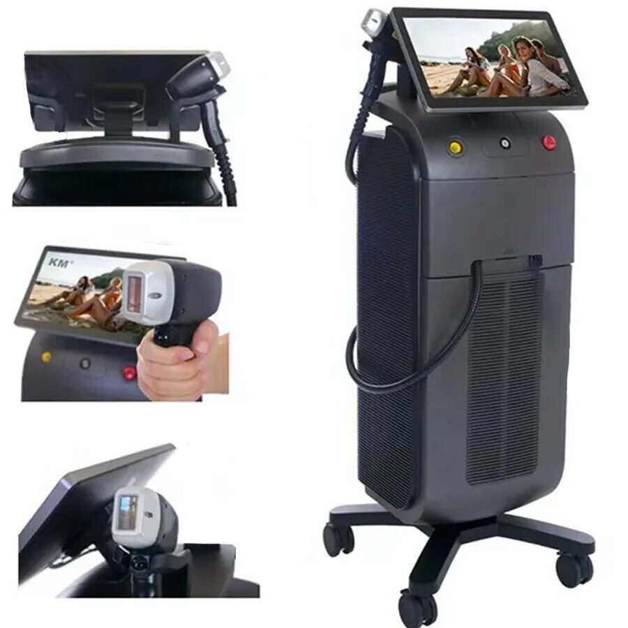 Painless Ice Titanium Diode Laser Freezing Point Hair Removal Machine 755/808/1064nm Skin Rejuvenation Whitening Imagen secundaria del producto