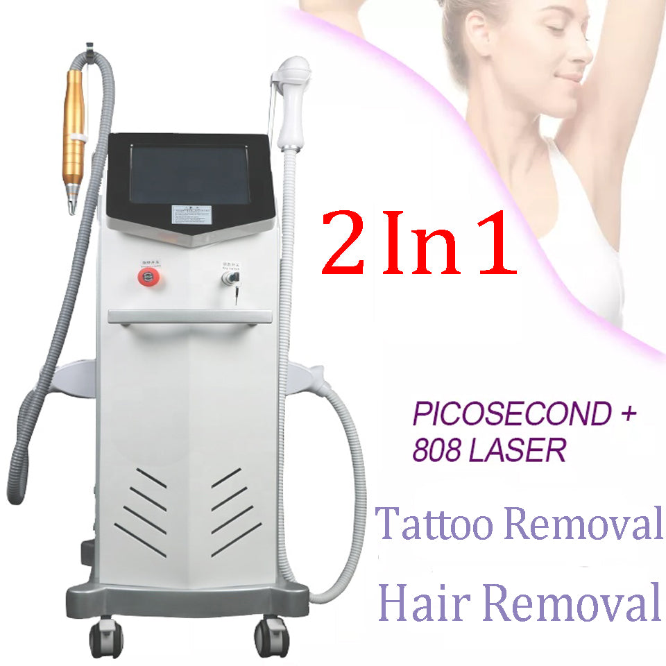 808nm Diode Laser Hair Removal Machine Skin Rejuevantion ND YAG LASER Tattoo Removal Imagen principal del producto