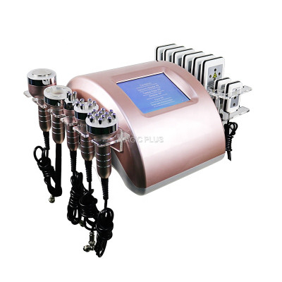 B0111 6 in 1 80khz Cavitation Slimming Machine With Lipo pads RF