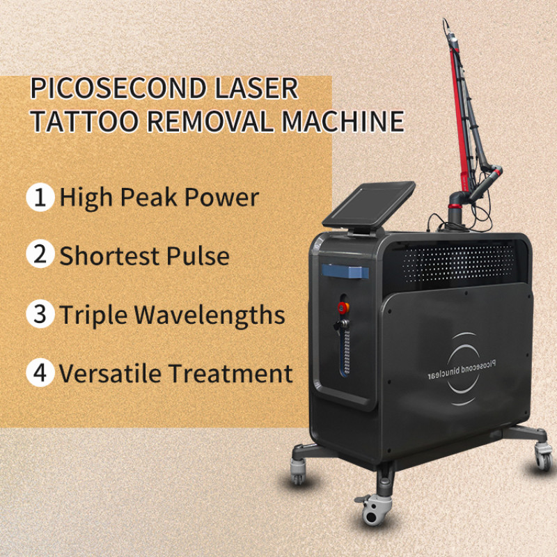 A0514 2023 New arrival black picosecond laser tattoo removal machine laser beauty machine for face