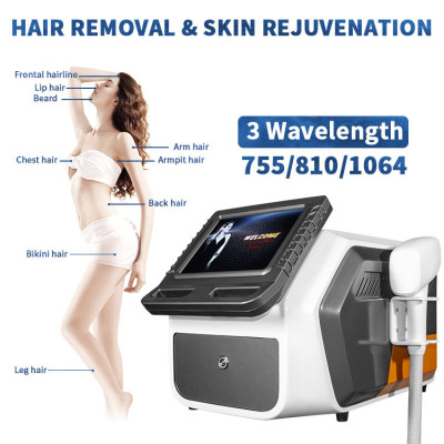 A0415 2023 Latest 810nm Laser Diode Permanent Hair Removal Machine For Pigment Removal