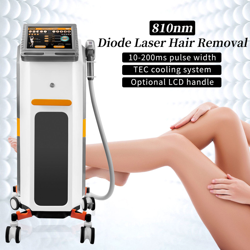 A0418 Latest 810nm Laser Diode Permanent Hair Removal Machine For Pigment Removal
