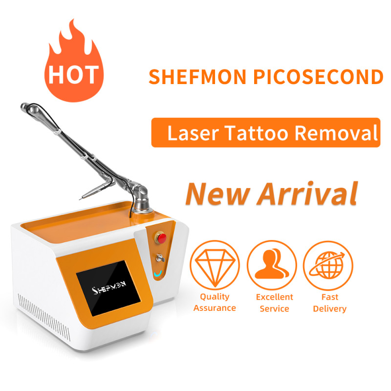 A0507 Portable 755 532 1064 1320 nm Pico Laser Q Switched Nd Yag Laser Picosecond Laser Tattoo Removal Machine