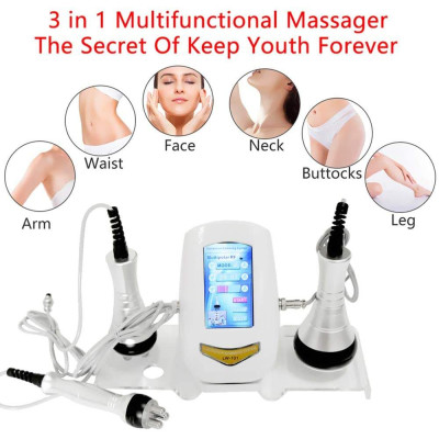 BP0142 Trending 2023 Portable 3 in 1 radiofrequency cavitation rf 40k ultrasonic cavitation slimming machine / 40k cavitation