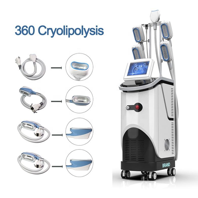S23 5 in 1 Factory Sale 5 Cryo Handles 360 Cryolipolysis Slimming Machine with Cavitation RF Lipolaser