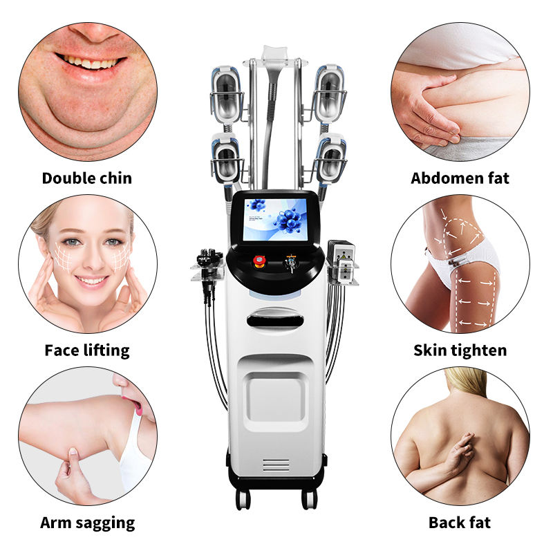 S28 Factory Sale 360° Cryolipolysis Slimming Machine with Cavitation RF Lipolaser
