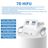A0259 Two handles 7D hifu facial lift machine with 7 cartridges