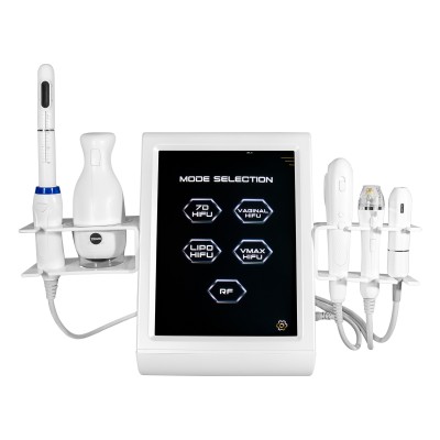 A0205-5 Multifunction 5 in 1 Skin Rejuvenation Face Lifting 7d Hifu Vmax microneedle Rf liposonix