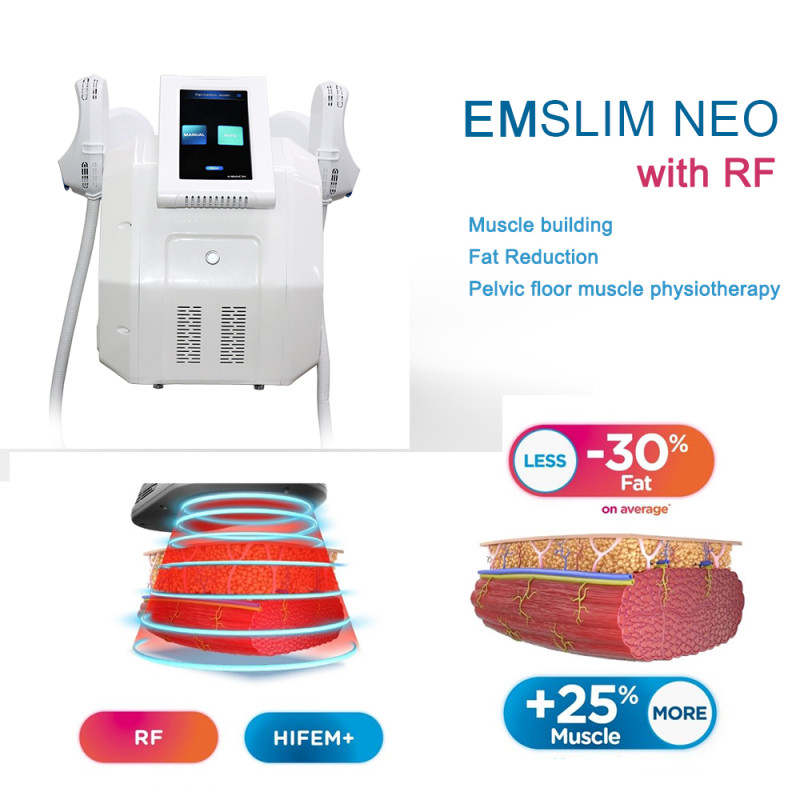A0241C Portable Emslim 4 Handle Ems RF Neo Emslim Machine / Portable Ems Body Sculpting Machine