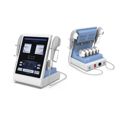 A0246 Two handles 7D hifu facial lift machine with 7 cartridges