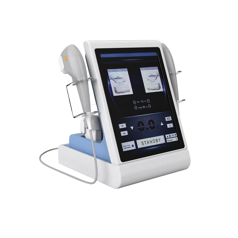A0246 Two handles 7D hifu facial lift machine with 7 cartridges