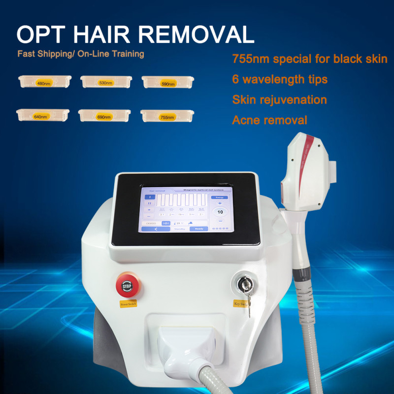 A0303B Portable IPL Hair Removal Machine/ IPL Machine/ Portable IPL with 6 wavelength