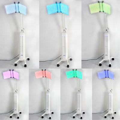 A1219 7 Color Vertical LED Face Acne Phototherapy BIO-Light Therapy Lamp Standing BIO Light Photon Therapy PDT Machine