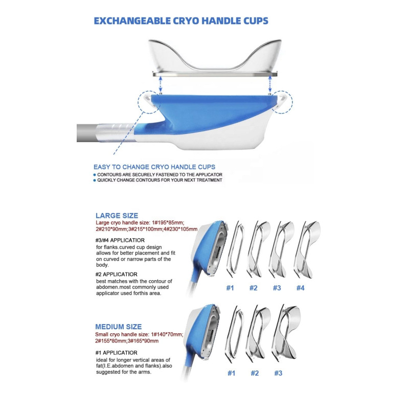 S23 5 in 1 Factory Sale 5 Cryo Handles 360 Cryolipolysis Slimming Machine with Cavitation RF Lipolaser
