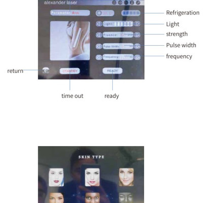 A0525B High configuration Comfortable and painless laser 755 1064 alex alexandrite hair removal laser machine