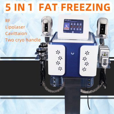 S20B 5 in 1 Cryolipolysis Fat Freezing Cavitation RF Slimming Machine