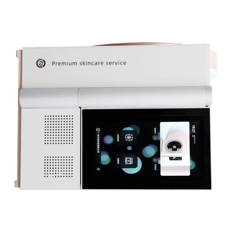 J0108 2023 New Portable 3d AI Wood Lamp Skin Detector Tester Analyzer Reveal Facial Scanner Face Camera Visia Skin Analysis Machine